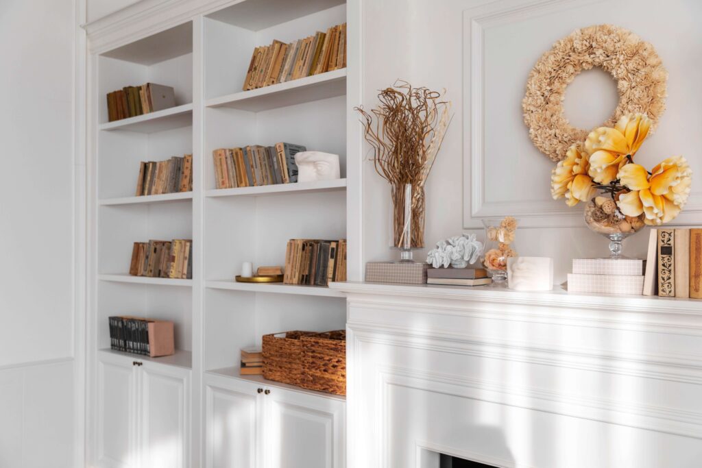 Living Room Built-In Shelves